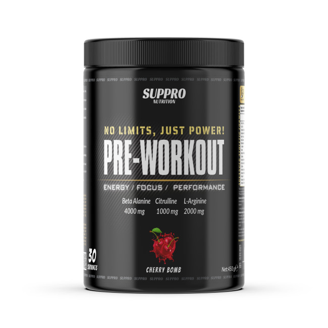 Suppro Nutrition Pre-Workout Vişne