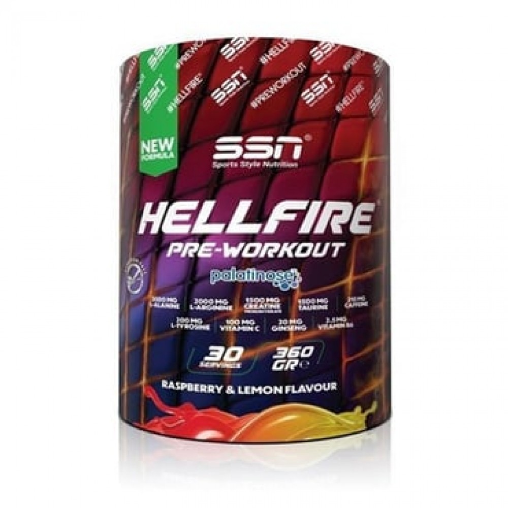 SSN Sports Style Nutrition HellFire 300 Gr (Ahududu Limon) Pre Workout