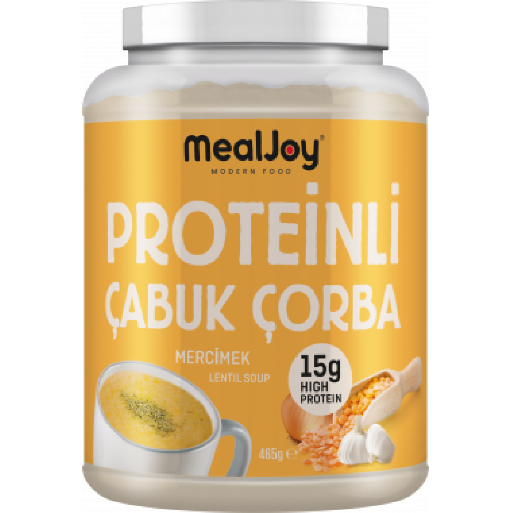 Mealjoy Proteinli Çabuk Çorba Mercimek&Domates