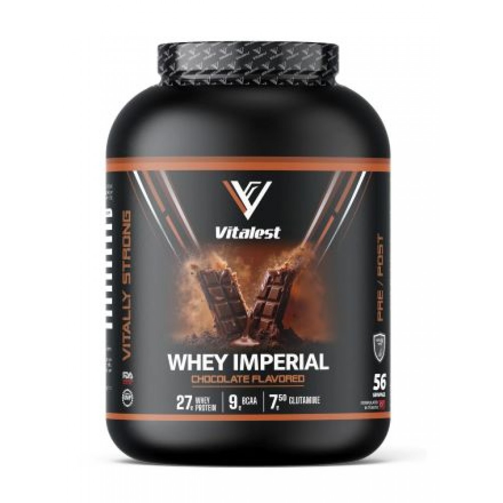 Vitalest Whey Imperial 2128G. Protein Tozu 56 Servis ÇİKOLATA
